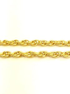 14KGF 5.2 mm Double Rope Chain Sku#52R