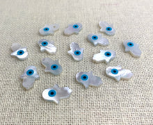 Mother of Pearl Evil Eye Beads
