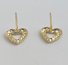 14k Gold Filled Heart Stud Earring