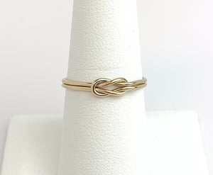 Double Long Love Knot Ring