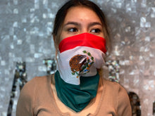 Mexico Flag Face Mask, Neck Gaiter, Scarf, etc.