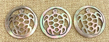 Mother of Pearl Turtle Charm