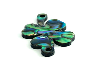 Mother Of Pearls Four Leaf Clover Shell, Abalone 4 Leaf Clover Bead, Abalone Shell, Sku#M38