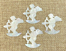 Mother of Pearl Cupid Charm