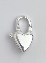 Sterling Silver Heart Cast Clasp
