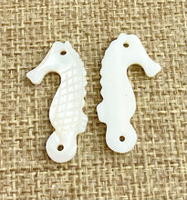Mother of Pearl Seahorse Charm