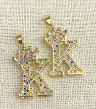 Gold Plated “K” Initial Pendant