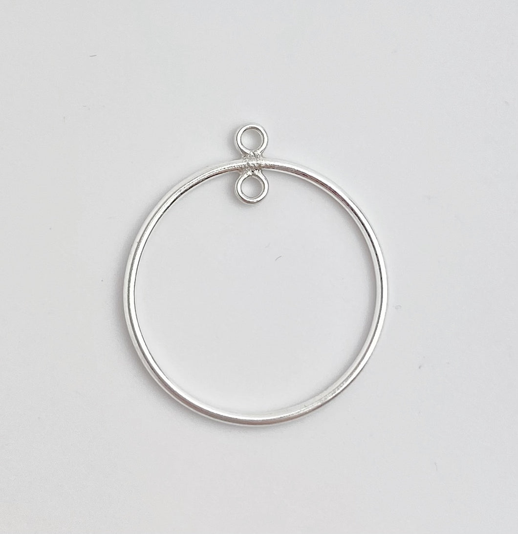 Round Drop w/Closed jump Ring In&Out