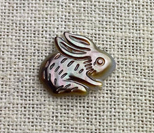 Mother of Pearl Bunny Charm Sku#M139