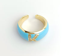 14k Gold Plated “K” Initial Ring