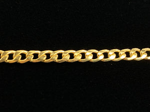 14KGF 24” 3mm Cuban Curb Chain, 14KGF, 14K Gold Filled, 14K Gold Fill, 14K Gold, Sku:23309CHR-24