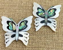 Abalone Mother of Pearl Butterfly Charm