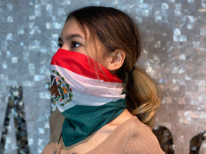 Mexico Flag Face Mask, Neck Gaiter, Scarf, etc.